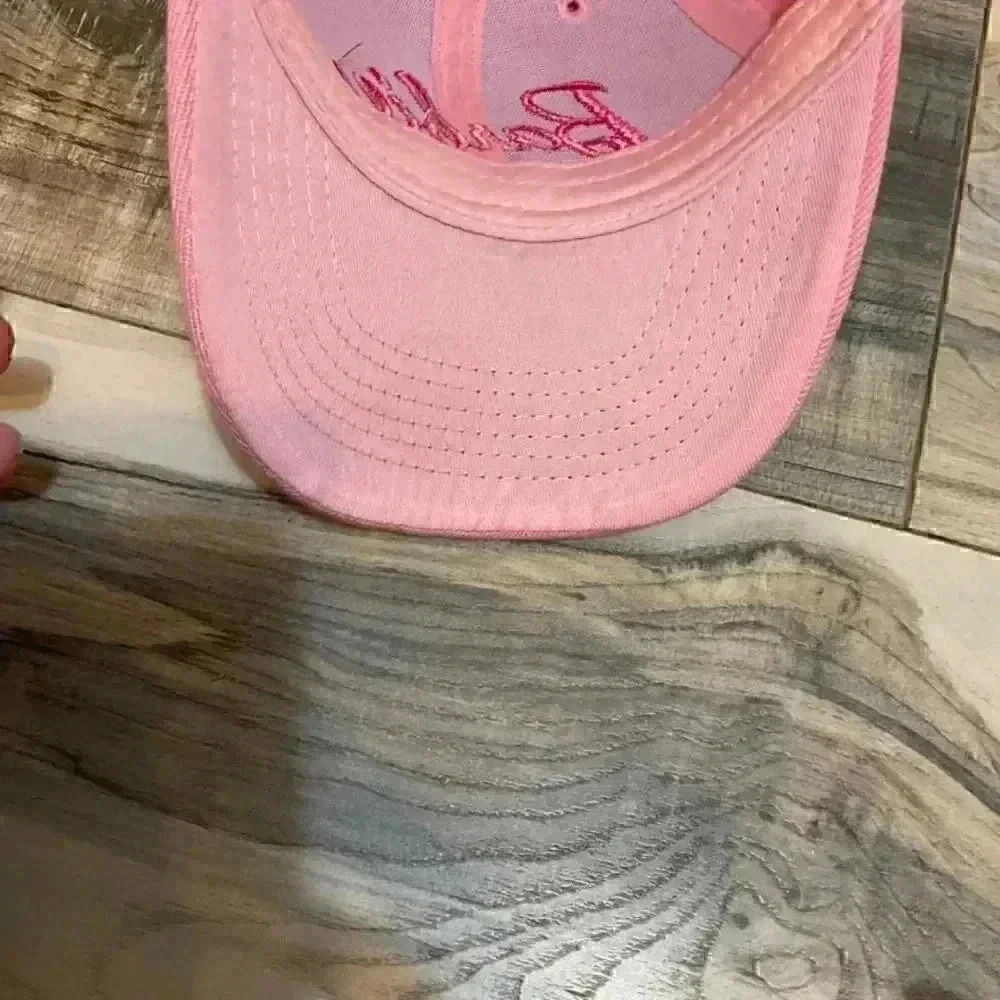 Barbie Pink Hat Embroidered Adjustable Strapback One Size Fits Most Cap - Picture 3 of 5